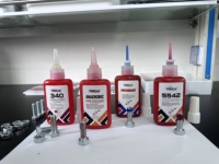 Ruban liquide PTFE 5543 50ml bleu, résistance aux températures élevées, haute viscosité, force moyenne, pour l'étanchéité et le verrouillage des tuyaux