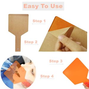 Nha khoa <span class=keywords><strong>Shade</strong></span> Board cầm tay bảo vệ mắt tấm chữa bộ lọc ánh sáng cho nha sĩ 'làm việc đèn - Product Image 4