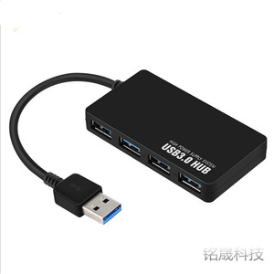ยูเอสบี 3.0 ฮับ 4 พอร์ตการออกแบบที่บางเฉียบสุด ๆความเร็วสูง 5Gbps สัญญาณชัดเจนสำหรับแล็ปท็อปพีซี - Product Image 3
