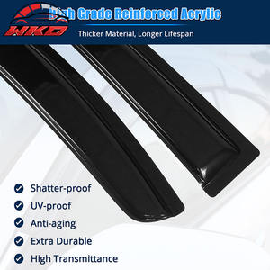 แผ่นบังแดดกันฝนสำหรับ Dodge Charger 06-10 ชุด 4 ชิ้น - Product Image 3