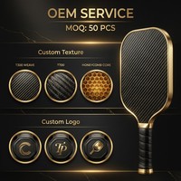 Nouvelle Arrivée Raquette de Pickleball Tendance 2026 T300 Fibre de Carbone Professionnelle Haute Rotation pour Joueurs Pro de la Nouvelle Génération