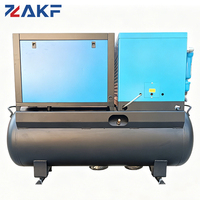 Compresseur d'air à vis mini monophasé ZAKF de haute qualité 3,7 kW 5 CV 220 V 50/60 Hz tout-en-un pour pulvérisation extérieure