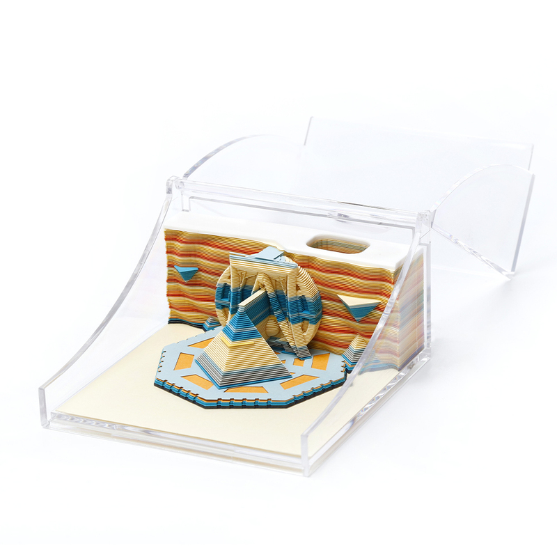Custom Logo 3D Paper Carving Notepad