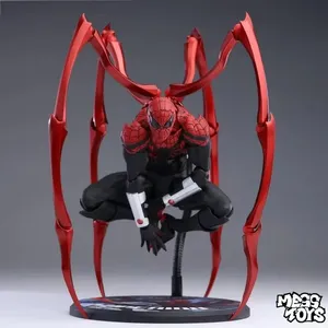 Nuova Action Figure di <span class=keywords><strong>Spider</strong></span>-<span class=keywords><strong>Man</strong></span> MessToys in PVC Scala <span class=keywords><strong>1</strong></span>:12 Confezione Originale Nero Rosso Giocattolo Regalo per Bambini - Product Image 3