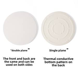 Utensili da Cucina <span class=keywords><strong>per</strong></span> Esterni <span class=keywords><strong>Pietra</strong></span> Refrattaria Rotonda in Cordierite da 12 Pollici Bifacciale <span class=keywords><strong>per</strong></span> <span class=keywords><strong>Pizza</strong></span> <span class=keywords><strong>per</strong></span> <span class=keywords><strong>Forno</strong></span> <span class=keywords><strong>Pizza</strong></span> e Barbecue Grill - Product Image 3