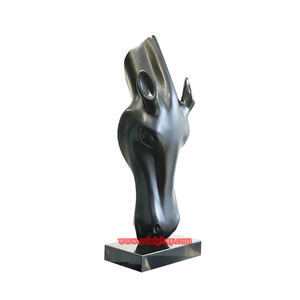 Hotel <span class=keywords><strong>Villa</strong></span> lujo fibra de vidrio cabeza de caballo escultura 3D resina pared arte ornamento para sala de estar <span class=keywords><strong>tamaño</strong></span> <span class=keywords><strong>real</strong></span> modelo al aire libre - Product Image 6