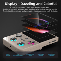Console de jeu portable Ruidun RG477V, écran vertical de 4,7 pouces, Android 14, 128/256 Go, 5500 mAh, prend en charge plusieurs formats de jeux PS1 PS2