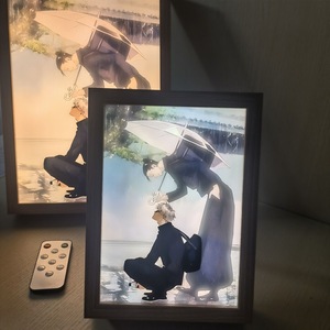 Luce Ambientale Creativa a Cartoni Animati, Decorazione per Camera da Letto, Luce Notturna, Dipinto Luminoso Anime, Poster di <span class=keywords><strong>Jujutsu</strong></span> <span class=keywords><strong>Kaisen</strong></span> per Regalo - Product Image 1