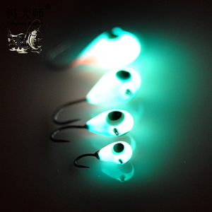 Jigs de pêche sur glace à tête en tungstène, lumineux avec hameçon, <span class=keywords><strong>pour</strong></span> la pêche à l'achigan en hiver, leurres de pêche sur glace Ice Eye Abdominal, approvisionnement direct usine depuis 20 ans - Product Image 5