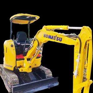 Mini-excavatrice Komatsu PC20 certifiée CE EMC, moteur diesel de 2 tonnes, excavatrice à chenilles en caoutchouc, mini-machine de démolition - Product Image 4