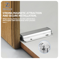 Vente en gros d'armoire dissimulée directe en aluminium système poussoir pour ouvrir la porte magnétique dispositif de rebond loquet pour la cuisine