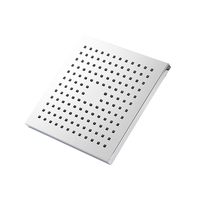 Pommeau de douche à effet pluie rond et carré chromé de haute qualité de 25cm avec accessoire de robinet de douche à main boule en laiton