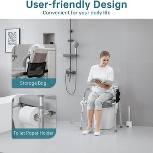 Custom <b>bathroom</b> handrail 304 stainless steel toilet safety grab rail Shower bathtub grab bar safety bars for shower - Product Image 3