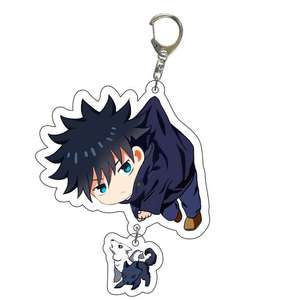 Llavero de anime, Jujutsu Kaisen, Demon Slayer, Bungou <span class=keywords><strong>Stray</strong></span> Dogs, colgante acrílico de doble cara, standee transfronterizo - Product Image 3