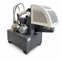 Cisaille hydraulique robuste 7,5 kW pour la découpe de ferraille, barres d'acier, barres d'armature et tuyaux ronds, homologuée CE