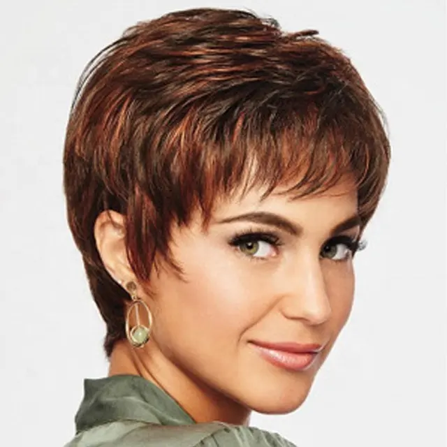 Net Wig Cross-Border Only For Fashionable Women In Europe And The Short Curly Wigs High Temperature Silk Rose Net Wig