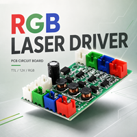 Nouvelle carte de circuit imprimé ZhonNa, pilote laser rouge, vert, bleu, accessoires d'installation laser tricolore pour éclairage de scène