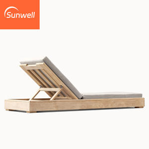 Lit <span class=keywords><strong>de</strong></span> repos extérieur <span class=keywords><strong>double</strong></span> et simple en bois <span class=keywords><strong>de</strong></span> teck pour cour d'hôtel villa-meubles <span class=keywords><strong>de</strong></span> piscine pour plage ou patio <span class=keywords><strong>bain</strong></span> <span class=keywords><strong>de</strong></span> <span class=keywords><strong>soleil</strong></span> - Product Image 4