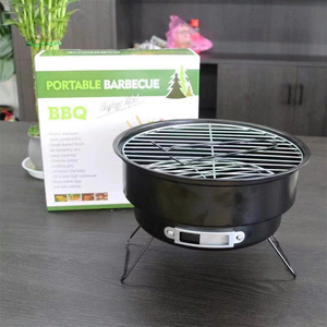 Portable Mini charbon de bois BBQ four pliable fer extérieur BBQ gril ménage petit Barbecue four avec sac de glace - Product Image 1