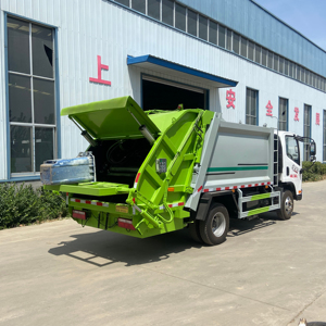 7 세제곱미터 쓰레기 이송차 압축 쓰레기차 압축 도킹 쓰레기 수집차 - Product Image 1
