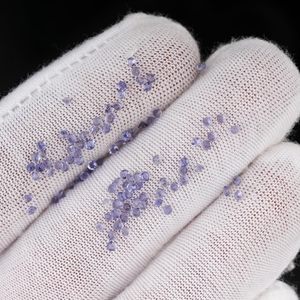 Piedra preciosa de iolita púrpura natural Yashee, piedra calibrada de corte brillante redondo de 1,5x1,5 mm para la fabricación de joyas - Product Image 2