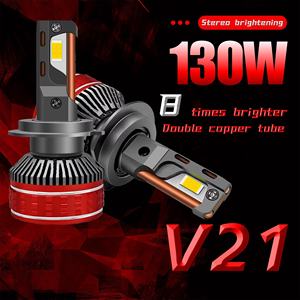 Chenlang H7 Led faro 130W H1 H11 9005 9006 9012 9-30V 13000LM <span class=keywords><strong>nuevo</strong></span> y Original CL21 bombillas de coche faros Led - Product Image 2