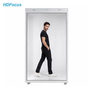 HDFocus 75 86 pouces 4K UHD Écran LCD transparent holographique 3D IA pour présentation de mannequins virtuels, Pod numérique intelligent pour centre commercial - Product Image 1