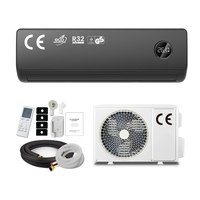 Nouvelle conception de climatiseur mural intelligent à onduleur noir, climatiseur split pour la maison, climatiseur Wifi, Ar-condicionado