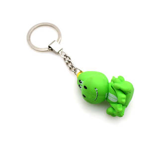 Diseño de goma lindo animal de dibujos animados llavero completo 3D suave PVC juguete llavero personalizado con carácter 3D - Product Image 2