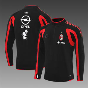 Herbst-Winter Langarm-Trainingsanzug mit Halbem Reißverschluss aus Polyester, Unisex Retro-Fußballanzug für Grenzüberschreitenden Handel - Product Image 2