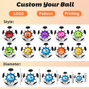 Biểu Tượng Tùy Chỉnh 6Cm Kích Thước Nhỏ PU Vật Liệu Bọt Chống-Căng Thẳng Giải Nén Phong Cách Mềm Mại Bóng Đá Bóng Đá Bóng Khuyến Mại Bóp Đồ Chơi - Product Image 5