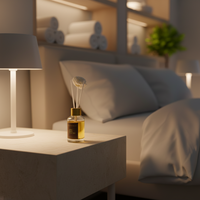 Diffuseur de parfum en rotin sans chaleur écologique en verre pour la maison et le bureau Décoration Aromathérapie Ensemble de diffuseurs à roseaux