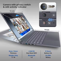 Nuovo Laptop Portatile da 15.6" con Windows 11, 16GB di Memoria, 512GB di Archiviazione, Processore Intel Core I7, Corpo in Metallo, Tastiera Inglese UK, Schermo IPS 120Hz per Uso Aziendale