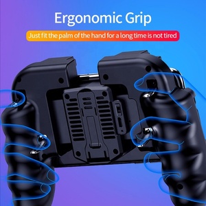 Novo Cooler Fan Game <span class=keywords><strong>Joystick</strong></span> Game Controller Gamepad com 4 gatilhos para jogos de telefone inteligente pubg call <span class=keywords><strong>duty</strong></span> triggers - Product Image 3