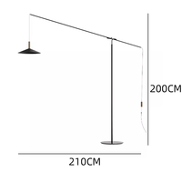 Lampe sur pied LED moderne BIFANG, corps en fer noir, abat-jour en métal pour la décoration de la maison, grand salon, chambre à coucher, bureau, hôtels - E27