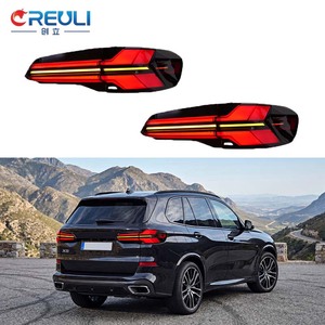Feux arrière LED séquentiels CREULI Plug & Play, bande lumineuse de frein arrière entièrement fumée pour hayon, pièces automobiles pour BMW X5 G05 23-24 - Product Image 1