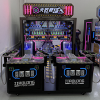 Machine de jeu de tir d'arcade multijoueur à monnayeur, borne de tir d'arcade intérieure avec distribution de tickets pour centre de jeux