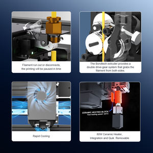 Impresora 3D FDM de Escritorio con Estructura CoreXY de Alta Velocidad, Guía Lineal, Nueva Condición, Compatible con PLA para Educación Infantil, Dropship - Product Image 2