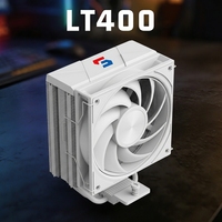 Linengcooling Single Tower Copper CPU Cooler 4 Heatpipe PWM Fan Fluid Bearing Silent Cooling for Gaming Desktop Computer Intel