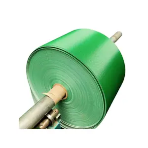 Nastro trasportatore con tacchetti piatti in PVC di alta qualità 2mm gonna a spirale verde antistatico 3mm nastro trasportatore a catena in gomma in pvc