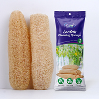 Luffa éponge de nettoyage nettoyage en profondeur et exfoliant produits naturels réutilisable 100% naturel bio luffa cuisine propre brosse