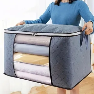 XZ345 sac de rangement Non-tissé ménage couette Super grands chiffons sacs de rangement sacs de rangement en tissu