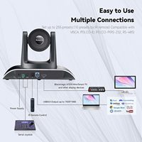 Sistema de Conferencia Tenveo VHD20H+KB200Pro, Cámara de Video de 2.38MP 1080p 60fps y Controlador de Joystick 4D para Cámara PTZ