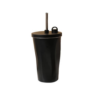 Tasse à café thermos de voyage en acier inoxydable 304 de grande capacité avec couvercle à ventouse scellé et paille pour les amateurs de maison et de voiture - Product Image 5