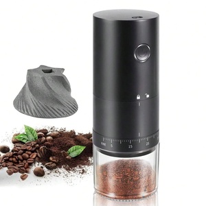 Moulin à café électrique portable avec engrenages, réglage externe, recharge USB, mini machine à café domestique - Product Image 5