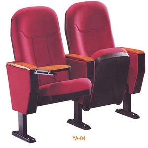 Chaise d'auditorium avec dossier en plastique et pieds en fer, avec tablette d'écriture, chaises de <span class=keywords><strong>théâtre</strong></span> modernes, nouveau design, sièges d'église, chaise de cinéma avec logo - Product Image 4