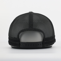 Gorra de malla de 5 paneles de alta calidad para hombre, Logo bordado personalizado, gorra de camionero clásica para deportes al aire libre, lona de algodón 100%