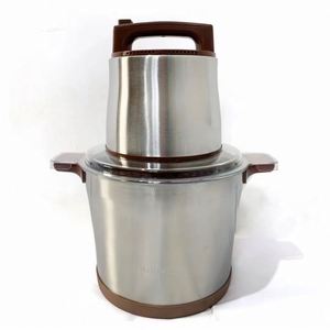 Picadora de Carne y Procesador de Alimentos Multifunción de Acero Inoxidable de 6L para Uso Doméstico, Ideal para Preparar Fufu y Picar - Product Image 1