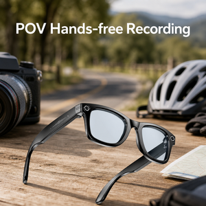 Lunettes Intelligentes W610 avec IA, Capture Vidéo 4K UHD, Micro Anti-Bruit, Audio Bluetooth, Caméra Intégrée pour Vlog YouTube - Product Image 5