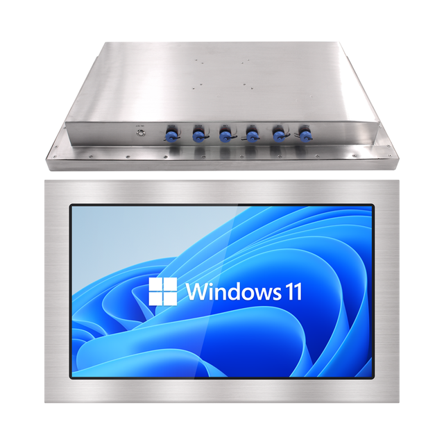 15.6 Inch Stainless Steel Waterproof All-in-One Industrial PC Touch Screen Display Fanless Embedded Industrial Touch Panel Pc